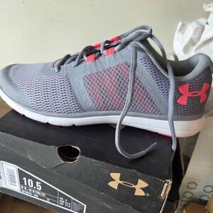 Under Armour Gray and Pink Sneakers